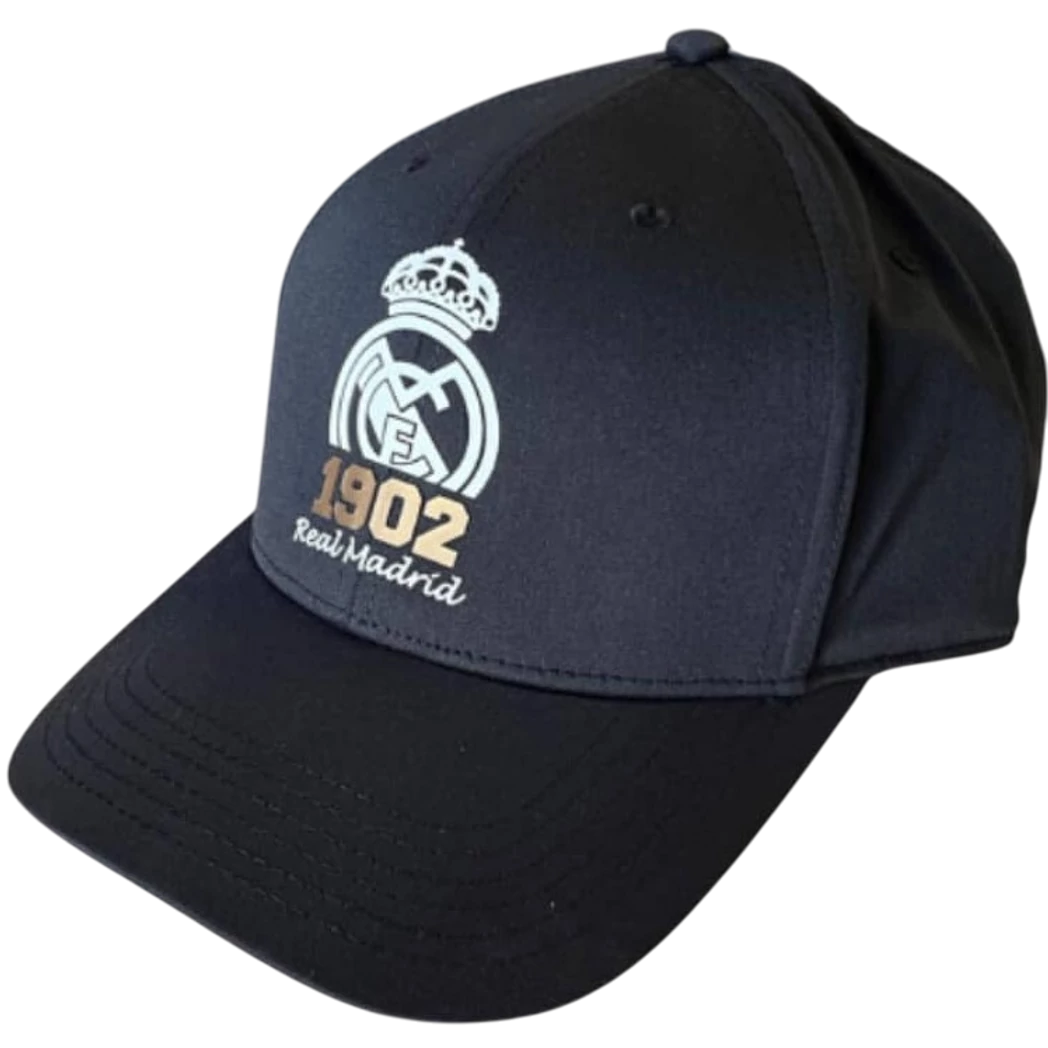 Kép 1/2 - REAL MADRID felnőtt baseball sapka fekete-fehér