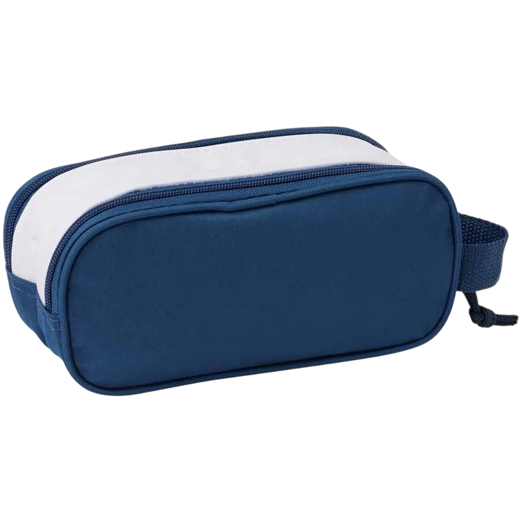 Kép 2/3 - REAL MADRID hasáb tolltartó 2 zippes 3D