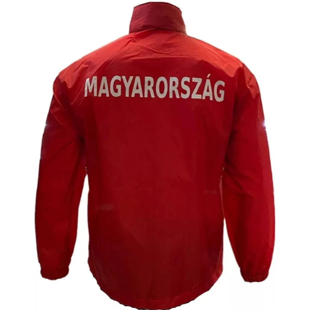 Kép 2/2 - MAGYARORSZÁG felnőtt piros széljacket 
