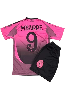 REAL MADRID - MBAPPE szurkolói gyerek mez szett pink