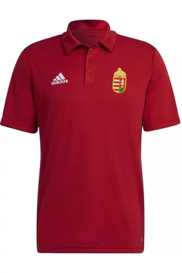 Magyarország felnőtt szurkolói piros Adidas galléros mez   