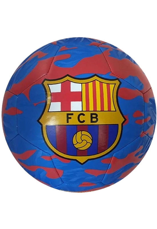 BARCELONA labda camo kék-piros