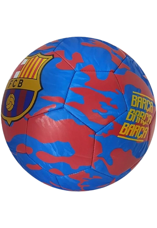 BARCELONA labda camo kék-piros