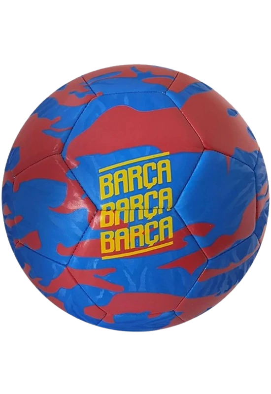 BARCELONA labda camo kék-piros