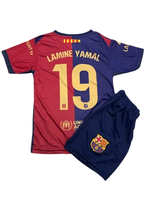 BARCELONA - LAMINE YAMAL szurkolói gyerek mez szett