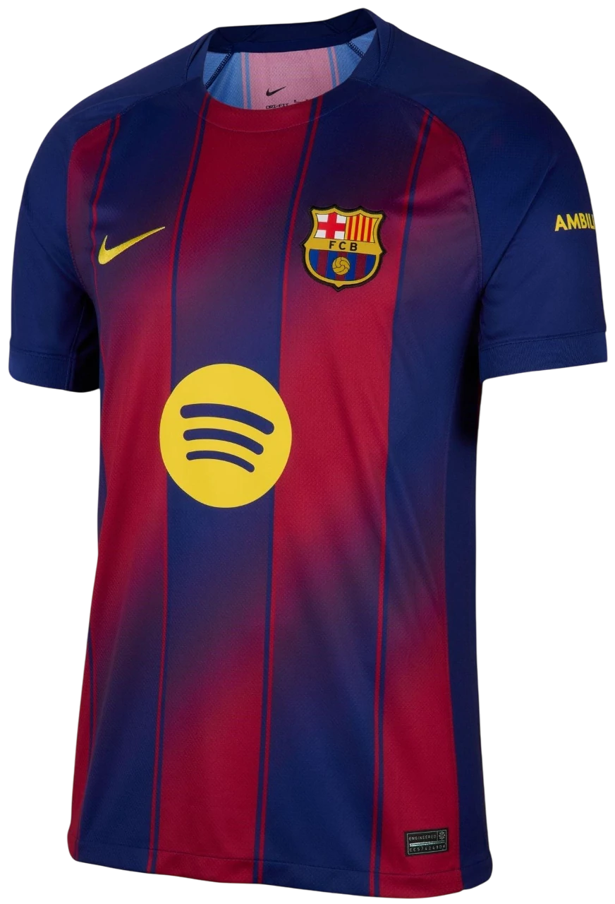 BARCELONA - Hazai 2025-2026 férfi mez gránátvörös kék