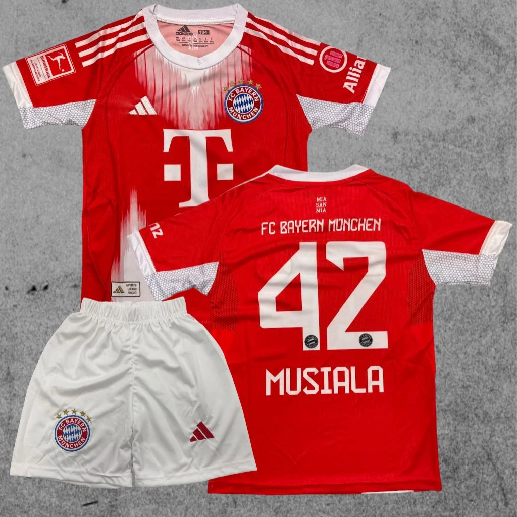 BAYERN MÜNCHEN - Musiala szurkolói gyerek mez szett