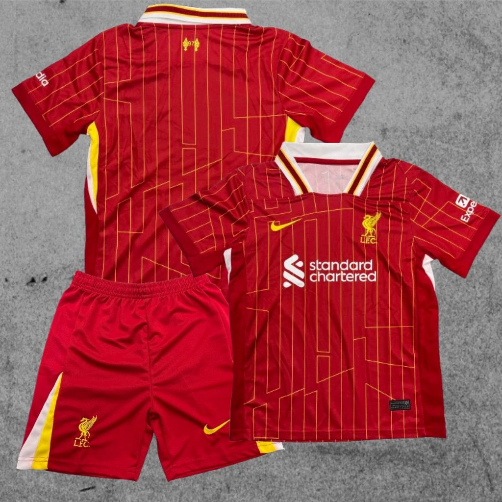 LIVERPOOL - Hazai 2024/2025 gyerek mez szett (felirat nélküli)