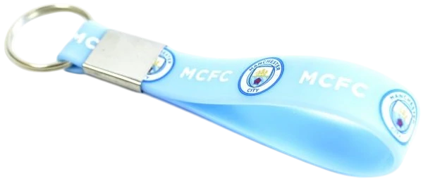 MANCHESTER CITY szilikon kulcstartó