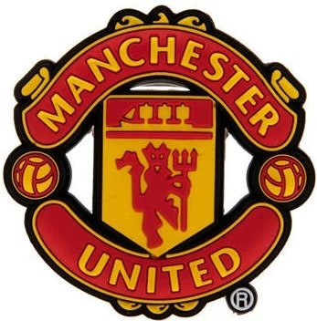 MANCHESTER UNITED hűtőmágnes 3D címeres