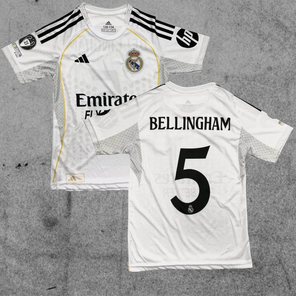 REAL MADRID - BELLINGHAM szurkolói gyerek mez (nadrág nélkül)
