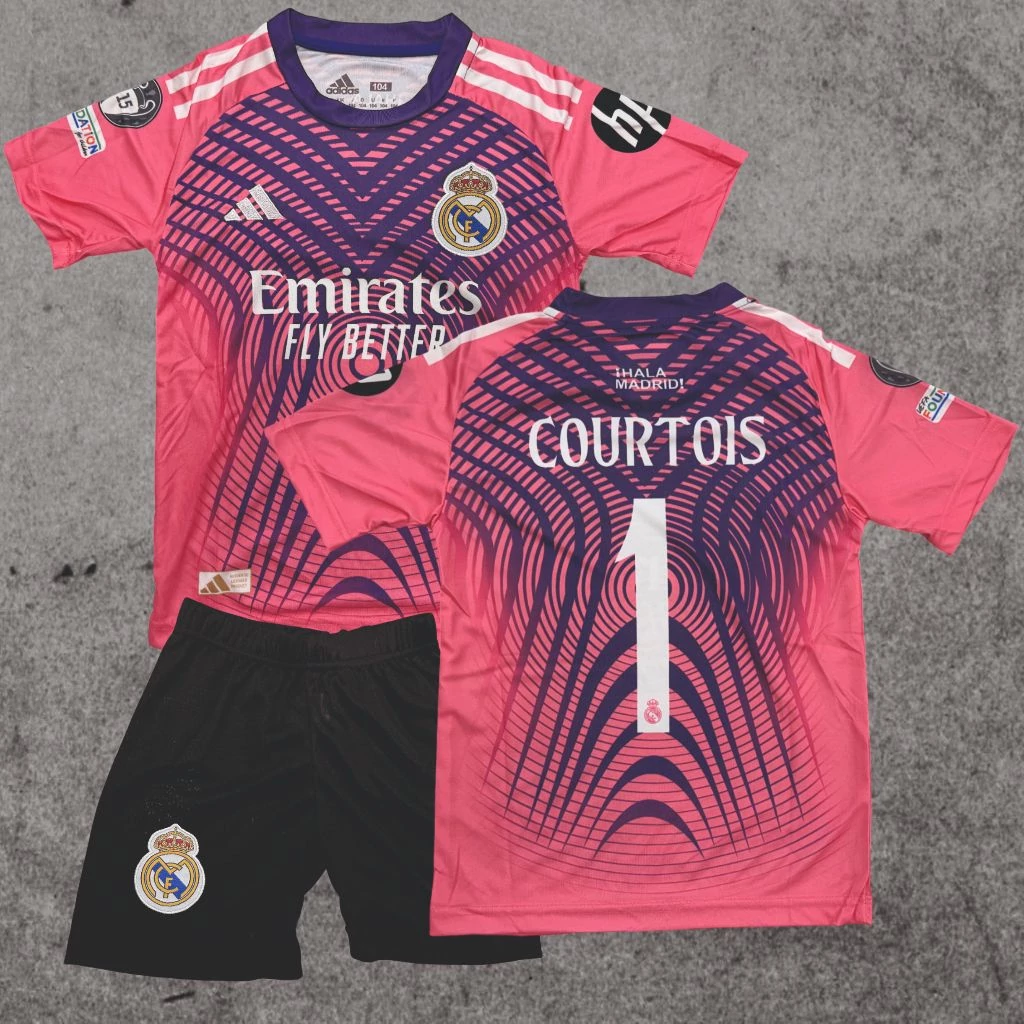 REAL MADRID - COURTOIS szurkolói gyerek kapus mez szett