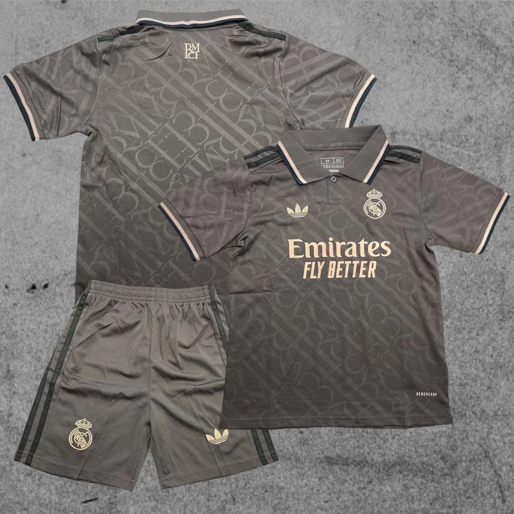 REAL MADRID - 3. számú 2024/2025 gyerek mez szett (felirat nélküli)