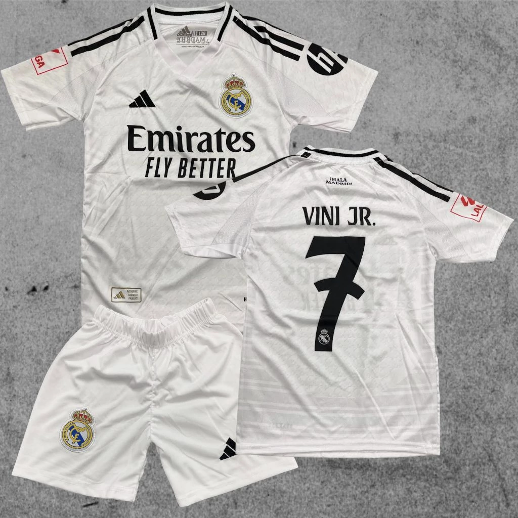 REAL MADRID - VINI JR. szurkolói gyerek mez szett