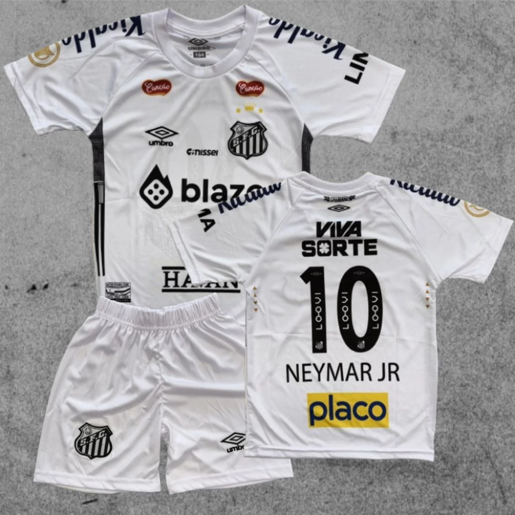 SANTOS - NEYMAR JR. szurkolói gyerek mez szett